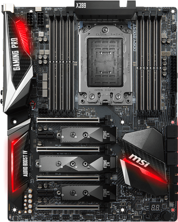 MSI X399 Gaming Pro Carbon AC - Motherboard Specifications On